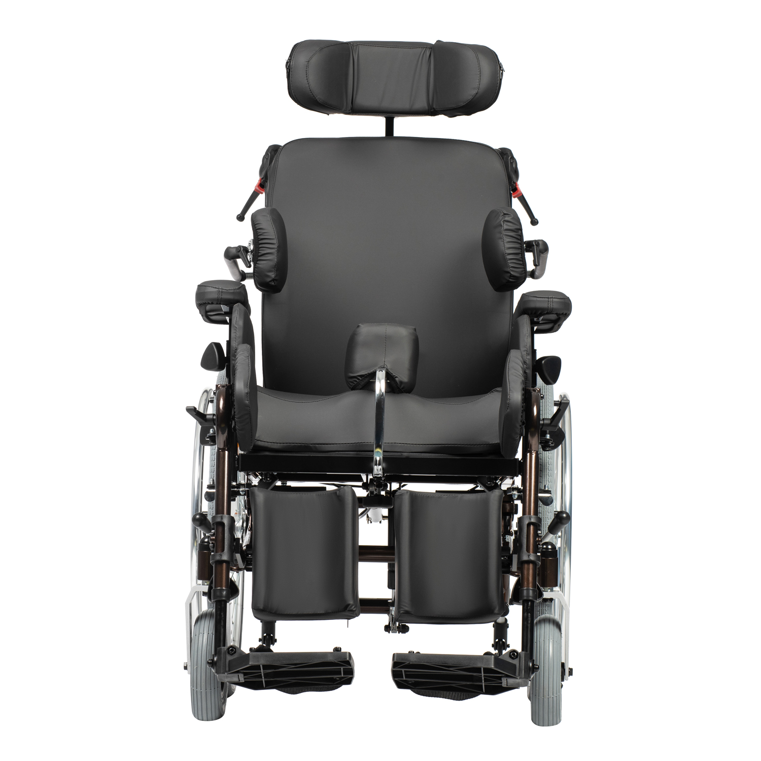 Кресло-коляска инвалидная ORTONICA Comfort 600 до 130кг (цельно-литые шины, ширина сиденья 45,5см) - 4
